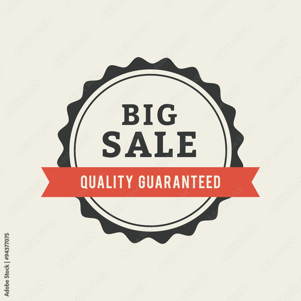 Obraz premium sales label