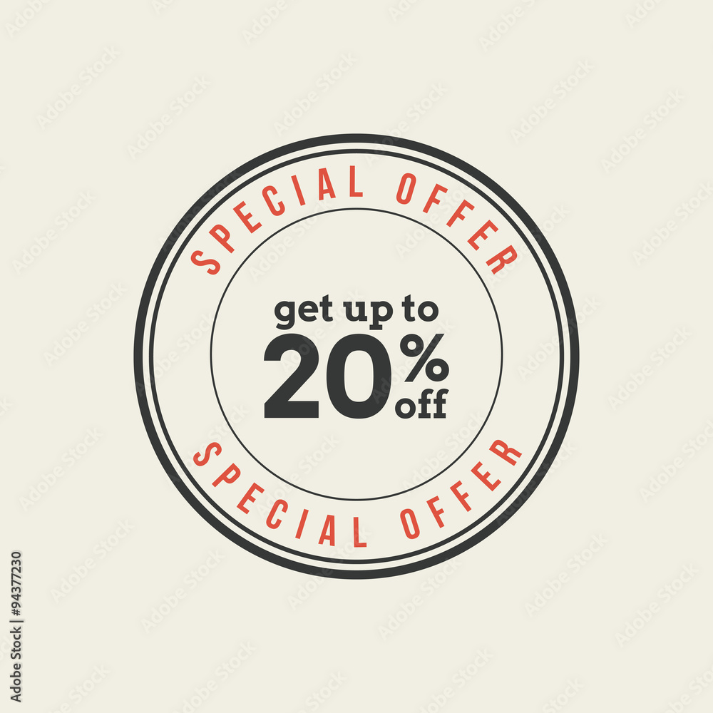 Fototapeta premium sales label