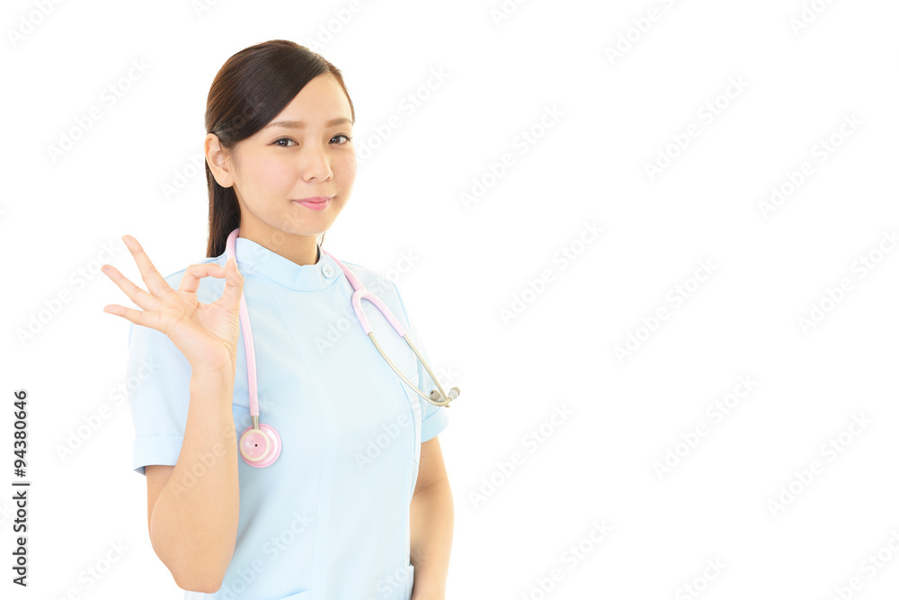 笑顔の看護師 笑顔の看護師