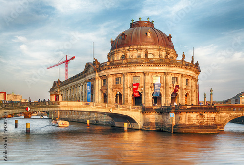 Fotografía Bode Museum in Berlin at sunset