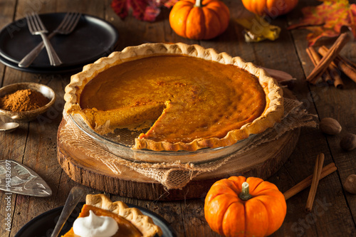 Festive Homemade Pumpkin Pie
