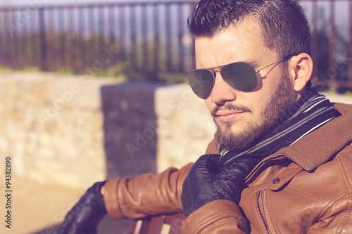 aviator glasses - fashion guy