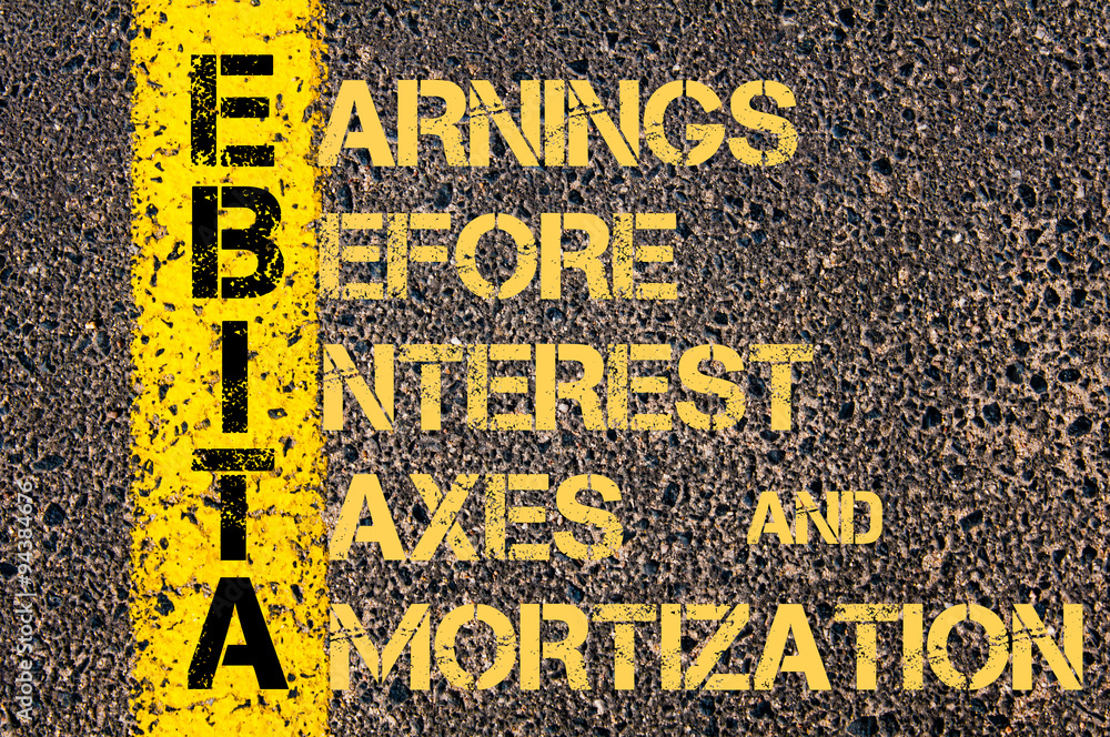 Business Acronym EBITA as EARNINGS BEFORE INTEREST, TAXES AND AMORTIZATION  Stock-Illustration | Adobe Stock