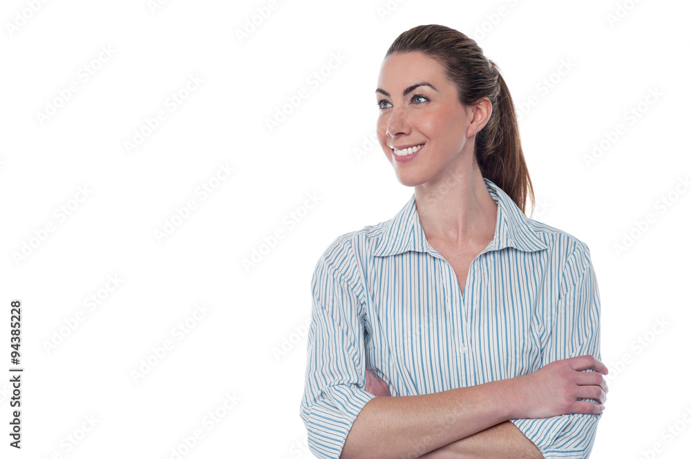 Young smart female executive posing Young smart female executive posing