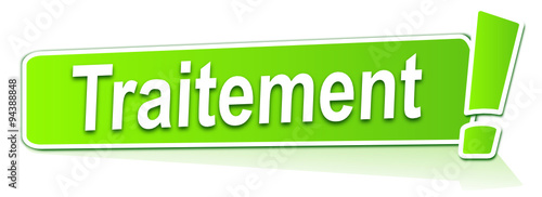 traitement sur étiquette verte