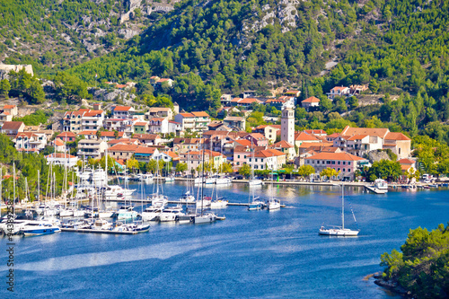 Town of Skradin waterfront view