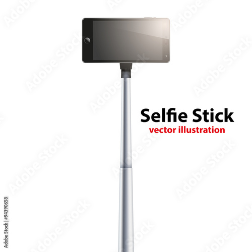 Selfie Stick with smartphone