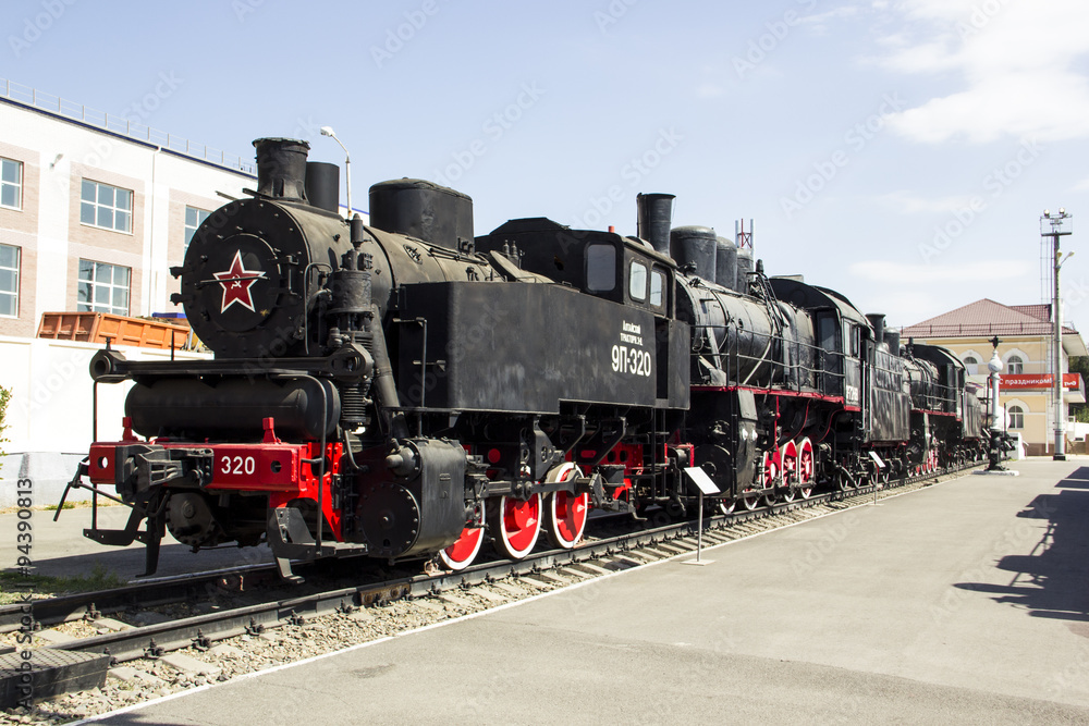 Locomotive 9P - 320 in museum of history Railway North Caucasus Locomotive 9P - 320 in museum of history Railway North Caucasus