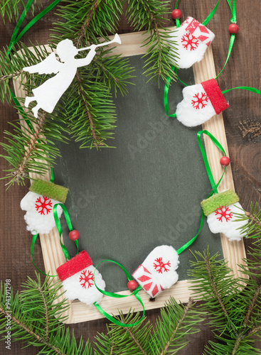 Christmas background with b...
