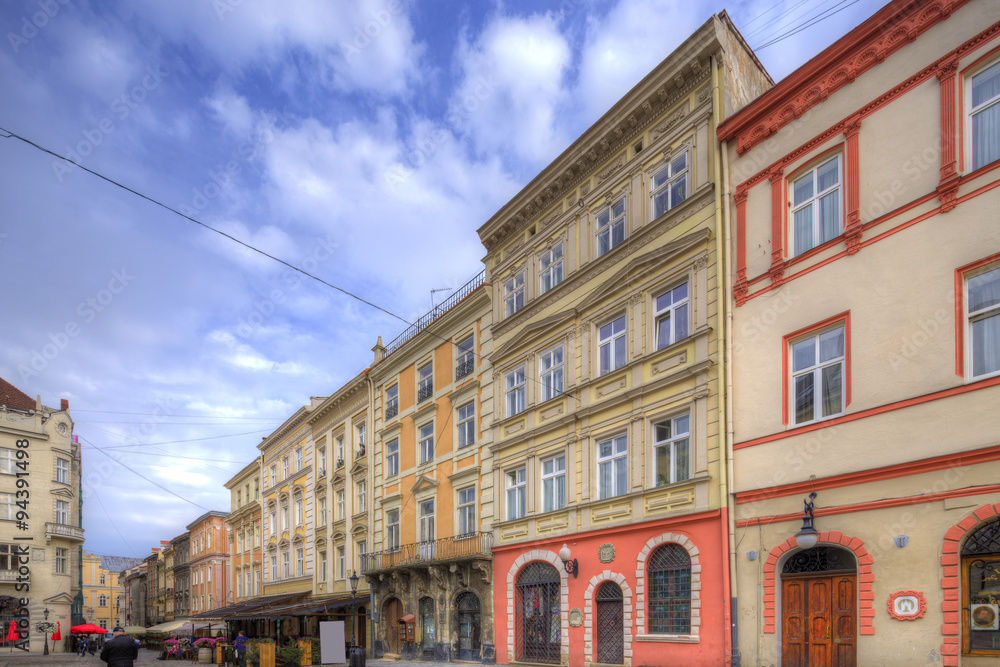Fototapeta premium Architecture of Lvov. Ukraine.