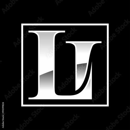 Square LI Initials