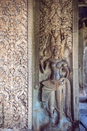 Angkor Wat Temple view, Siem reap, Cambodia