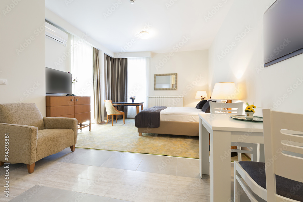 Fototapeta premium Interior of a hotel apartment