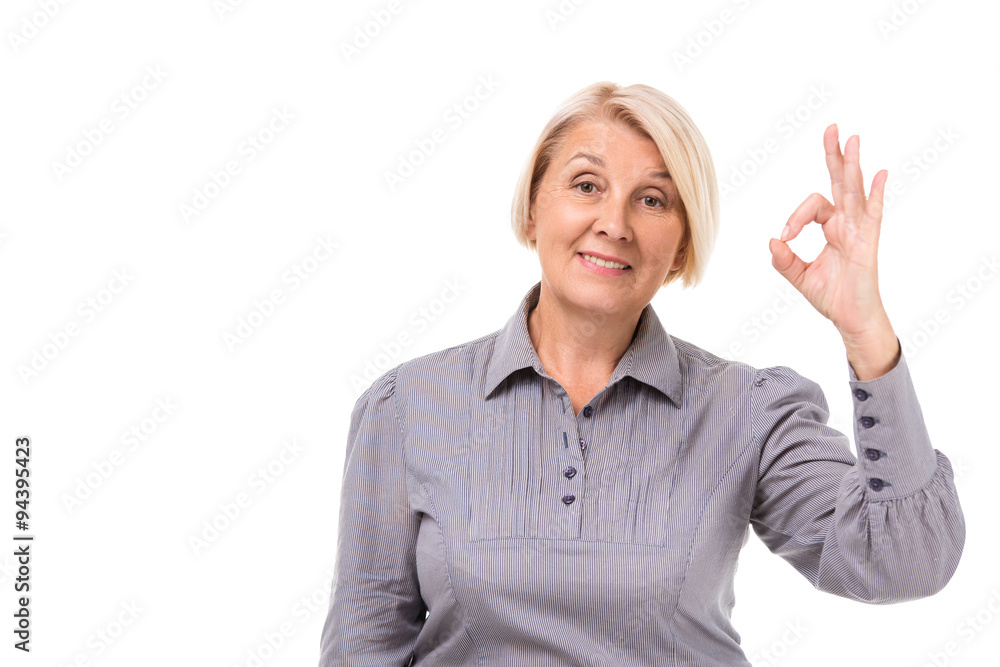 Creative concept for senior woman Creative concept for senior woman