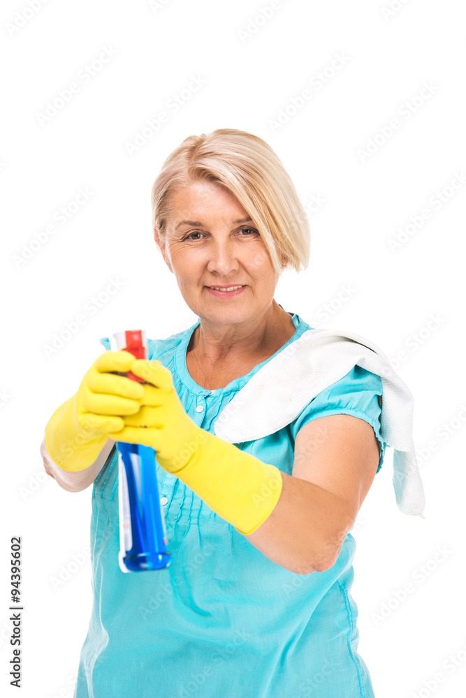 Creative concept for retired senior woman Creative concept for retired senior woman