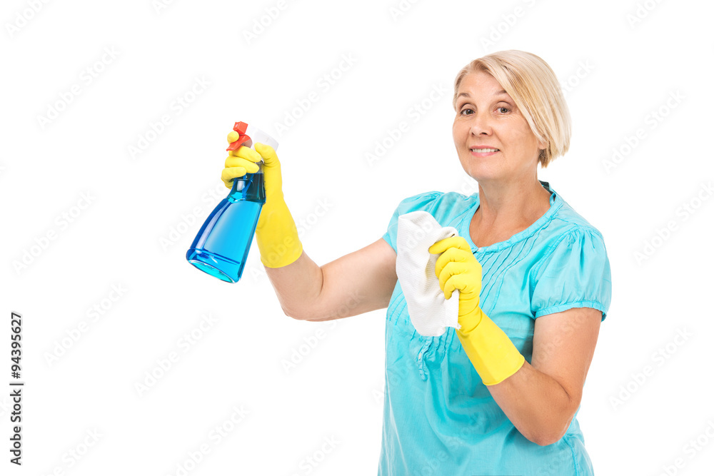 Creative concept for retired senior woman Creative concept for retired senior woman