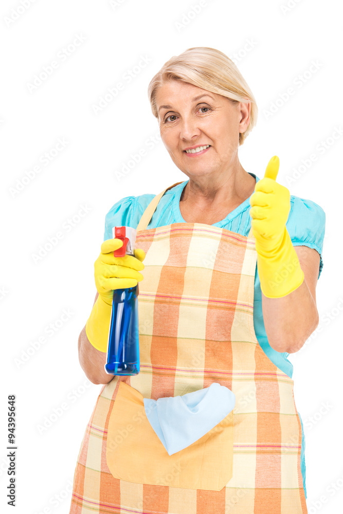 Creative concept for retired senior woman Creative concept for retired senior woman