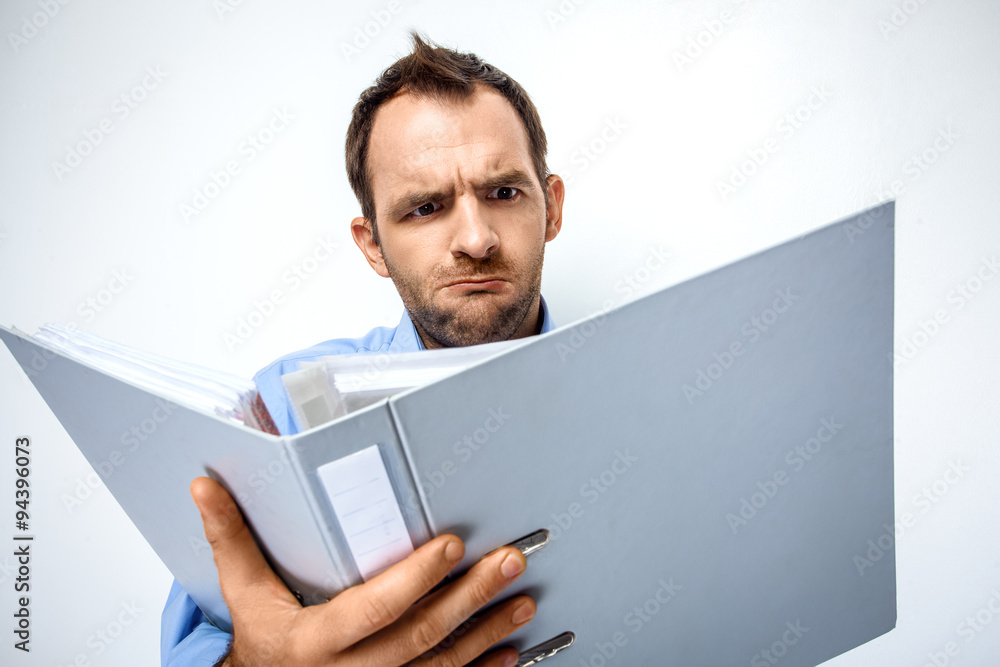 Funny and creative concept for businessman Funny and creative concept for businessman