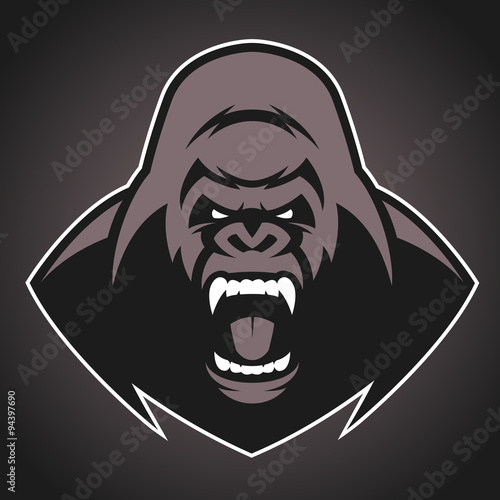 Angry gorilla symbol