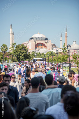Canvas Print Hagia Sophia mosque in Istanbul, Turkey