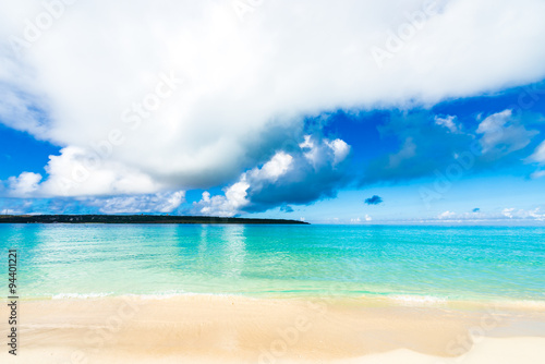 Sea  beach  seascape. Okinawa  Japan  Asia.