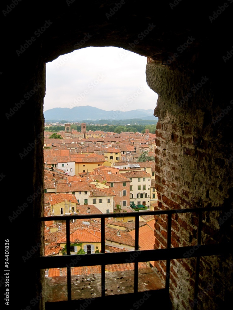 Looking out over Lucca, Florence