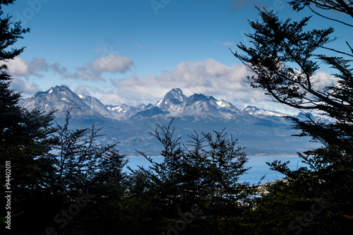 Mountains in National Park Tierra del Fuego, Argentina