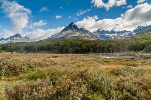 Mountains at Tierra del Fuego, Argentina