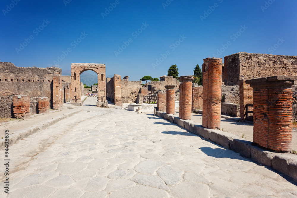 Fototapeta premium Ancient ruins of Pompei