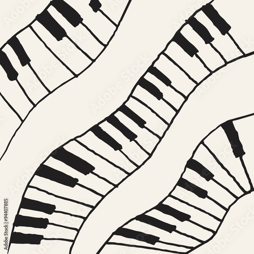 Piano - vector illustration