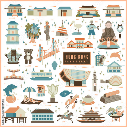 Hong Kong travel elements