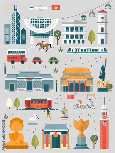 Hong Kong travel elements