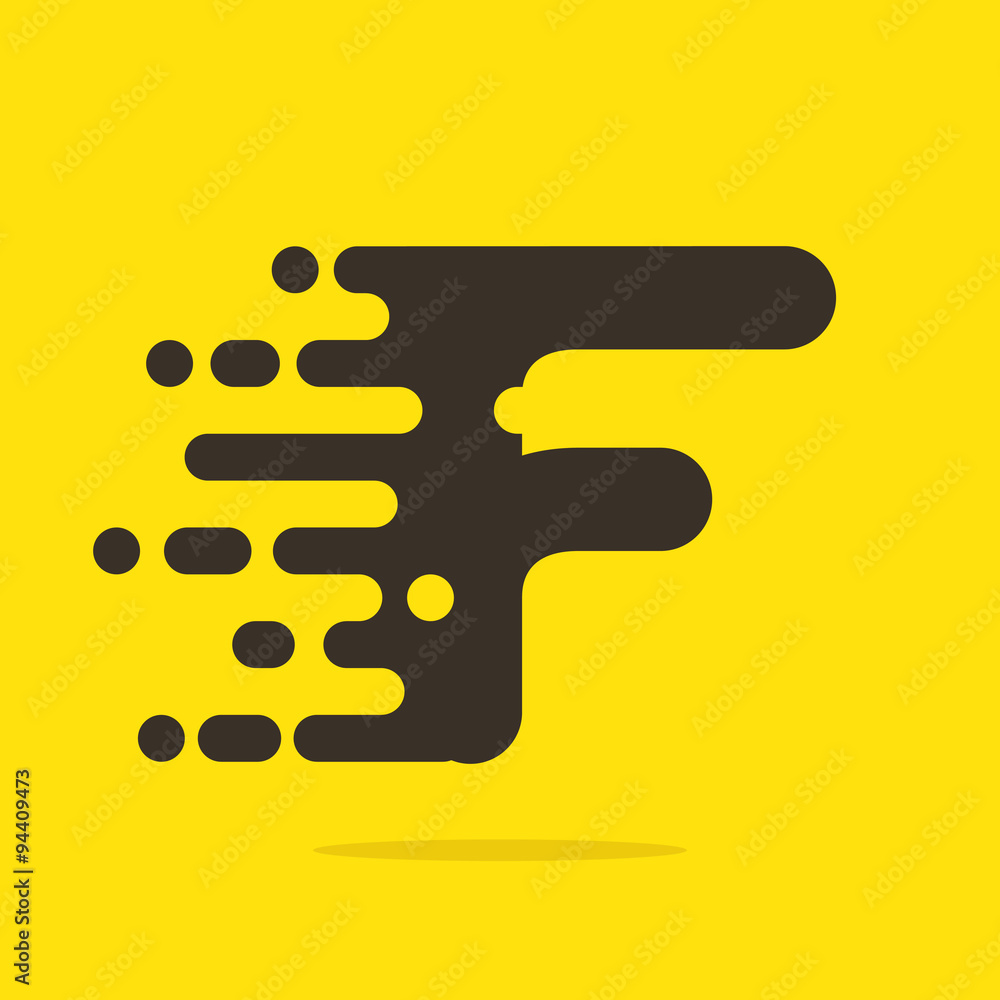 F letter logo design template. F letter logo design template.