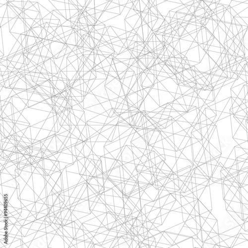 Seamless pattern from fine lines decagon