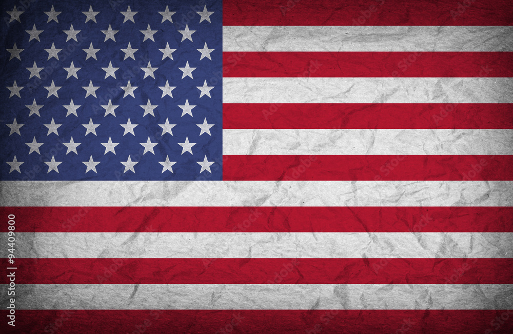 Naklejka premium Vintage American Flag