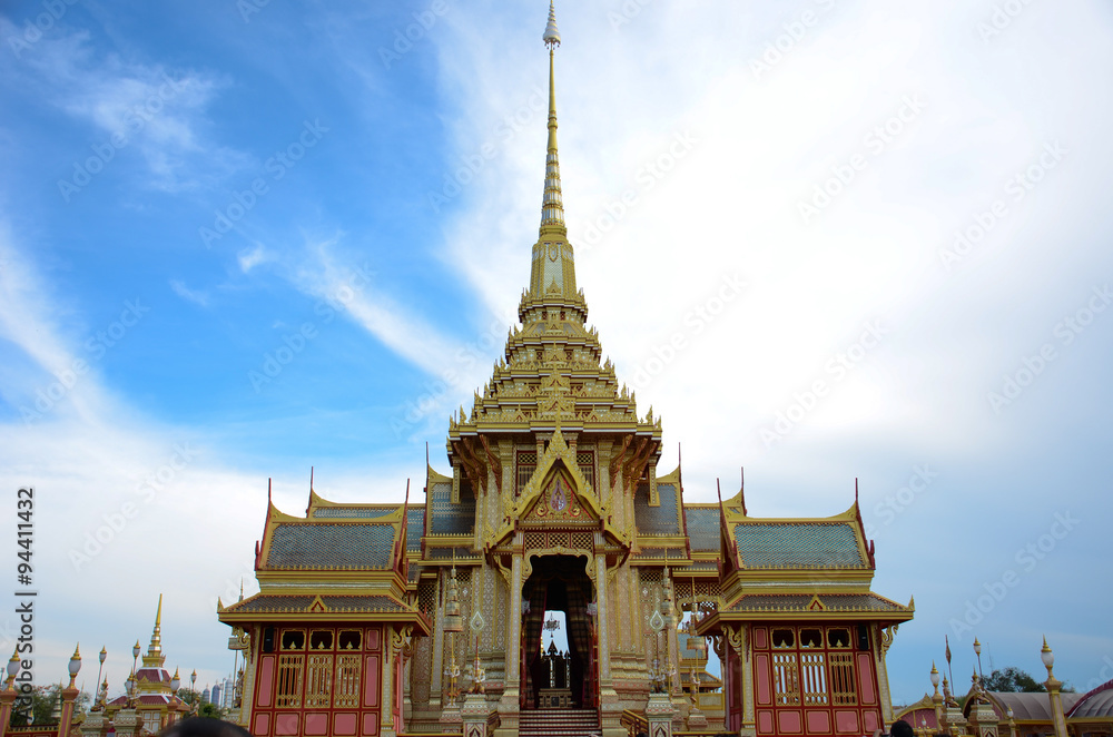 Fototapeta premium Royal funeral pyre for princess Bejaratana Rajasuda