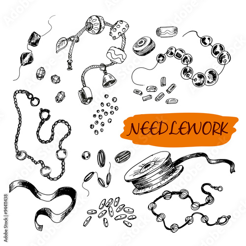 Set of sewing