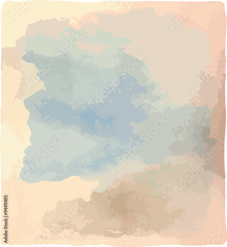 Watercolor background vector. Shades of cloudy sky. photo