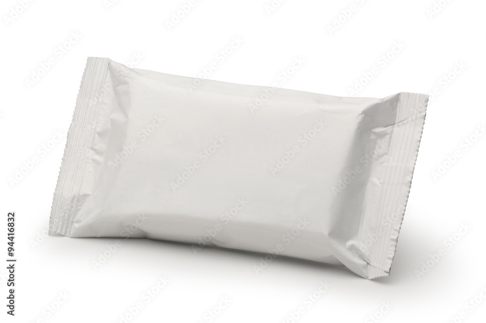 white blank little pack isolated with shadow
