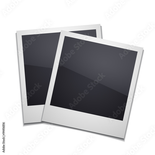 Empty instant photo. VECTOR art.