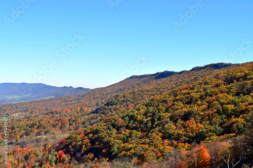 West Virginia Mountains in Autumn