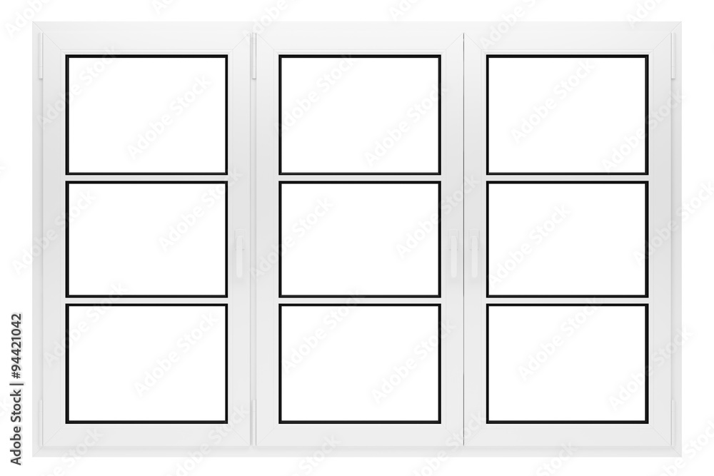 window isolated on white background window isolated on white background