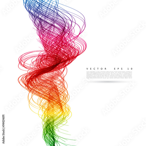 Vector abstract smoke background.