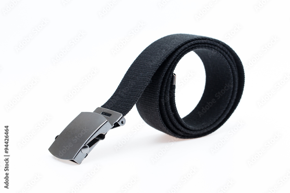 Men's belt isolated on the white background. Men's belt isolated on the white background.