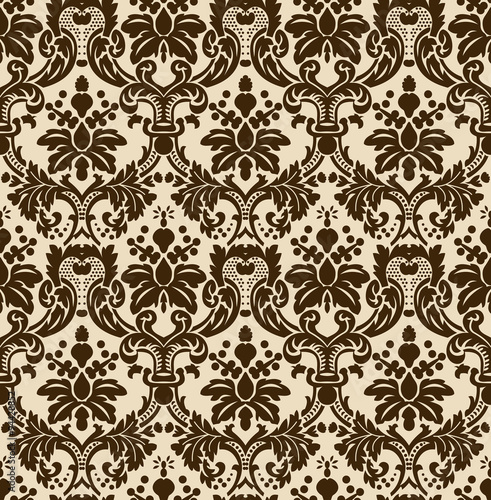 Brown seamless wallpaper © Extezy