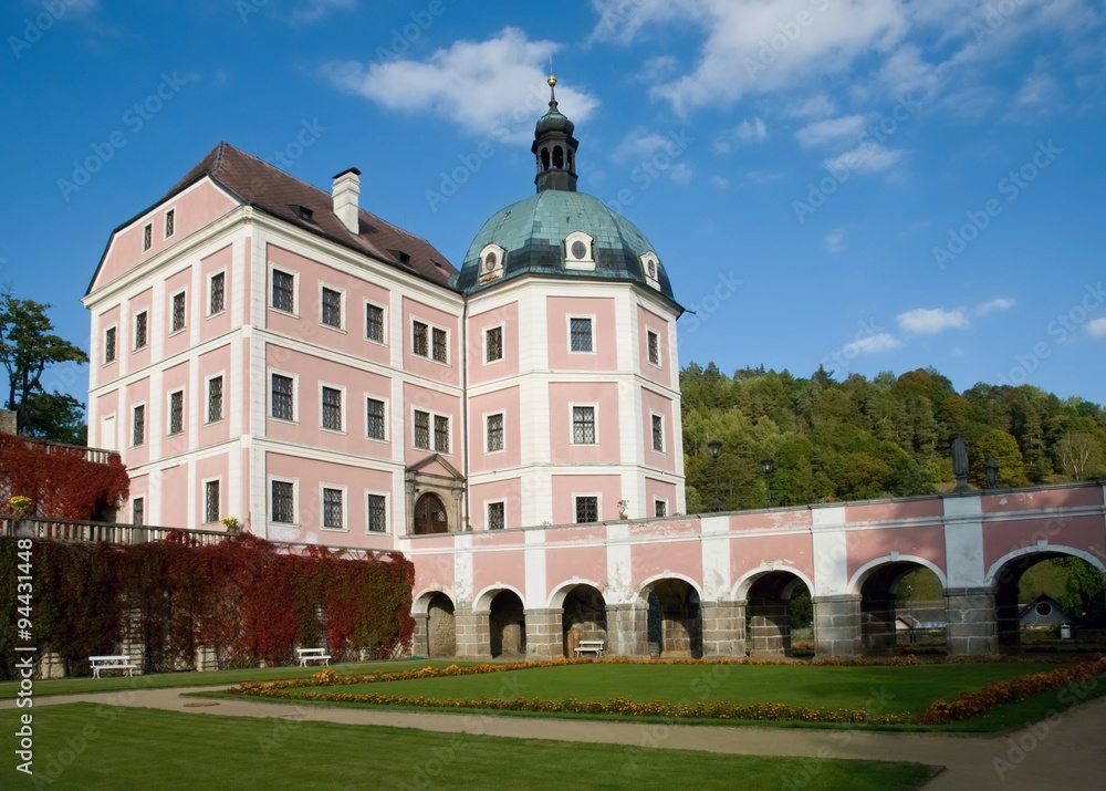 Castle Bečov nad Teplou in western Bohemia, Czech republic