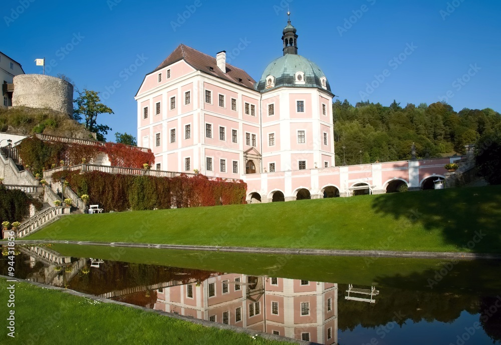 Castle Bečov nad Teplou in western Bohemia, Czech republic