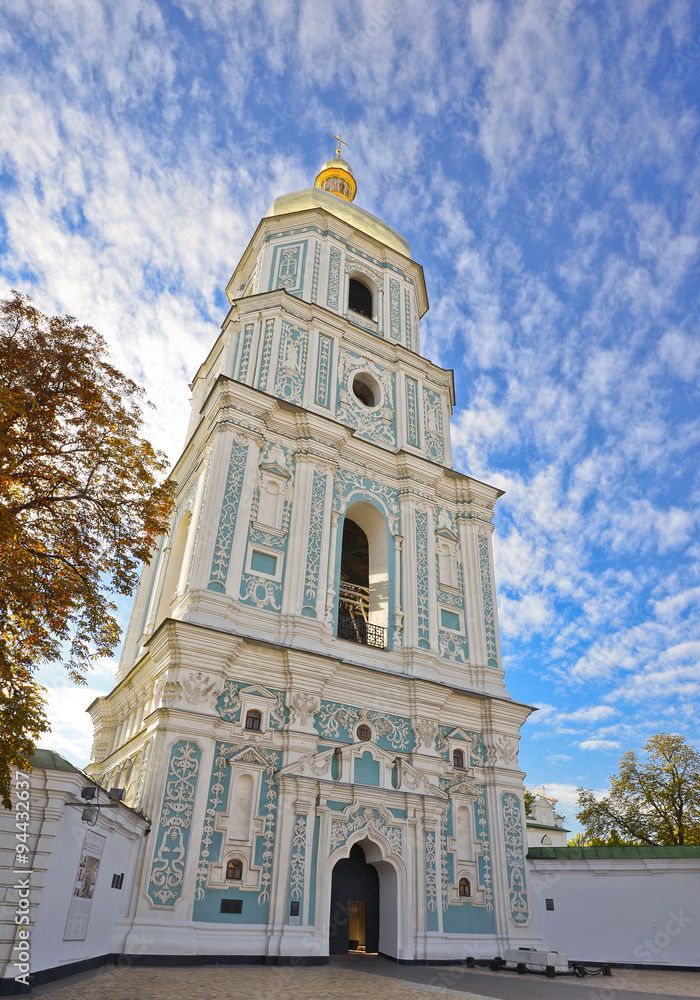 Saint Sophia Cathedral and dramatic sky/ Saint Sophia Cathedral and dramatic sky, Kiev Ukraine
