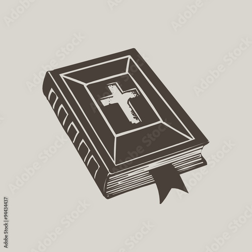 Hand drawn Bible cover