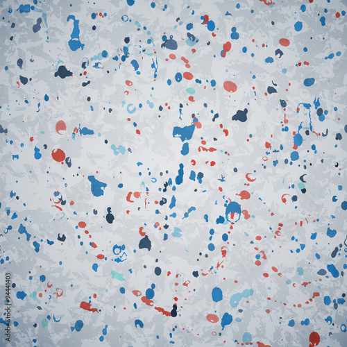 Seamless pattern with splashes